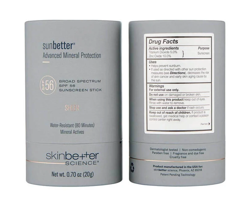 sunbetter® SHEER SPF 56 Mineral Sunscreen Stick