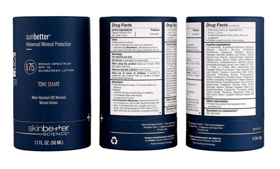 sunbetter® TONE SMART SPF 75 Sunscreen Lotion